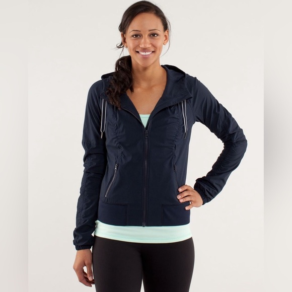 lululemon athletica Jackets & Blazers - Lululemon  Street to Studio Navy Jacket Size 8